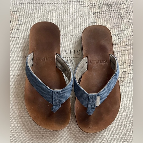 Hari Mari Other - Hari Mari Boys Leather Flip Flops Size 12/13
